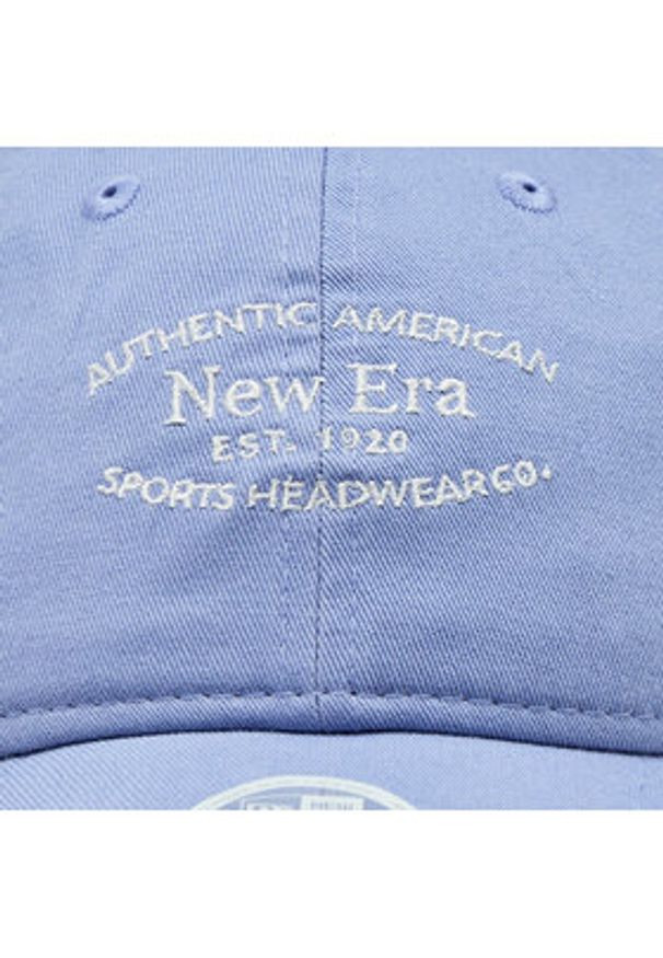 New Era Czapka Wmns Washed 920 Newera 60364126 Niebieski. Kolor: niebieski. Materiał: bawełna, materiał