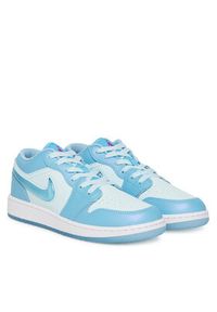 Nike Sneakersy Air Jordan 1 Low FN7366 Niebieski. Kolor: niebieski. Materiał: skóra. Model: Nike Air Jordan #4