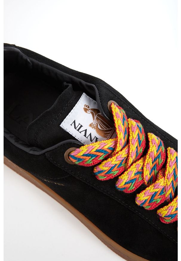 Sneakersy męskie zamszowe LANVIN. Materiał: zamsz