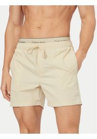 Calvin Klein Swimwear Szorty kąpielowe LV00N61017 Szary Regular Fit. Kolor: szary. Materiał: syntetyk #1
