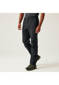 Regatta - Męskie spodnie trekkingowe Highton II. Kolor: czarny. Sezon: lato. Sport: turystyka piesza #1