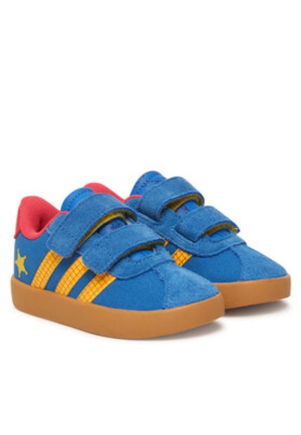 Adidas - adidas Sneakersy Pixar Toy Story Vl Court 3.0 JQ4381 Niebieski. Kolor: niebieski. Materiał: materiał. Wzór: motyw z bajki