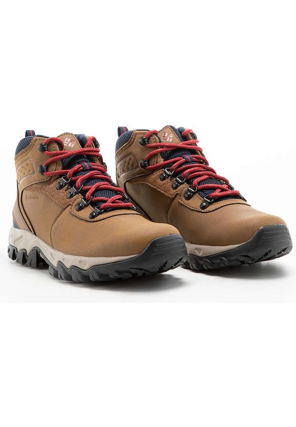 columbia - Buty męskie zimowe Columbia NEWTON RIDGE. Kolor: brązowy, czarny, wielokolorowy. Sezon: zima