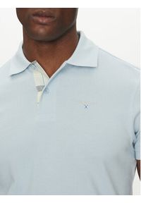 Barbour Polo Tartan MML0012BU44 Błękitny Regular Fit. Typ kołnierza: polo. Kolor: niebieski. Materiał: bawełna