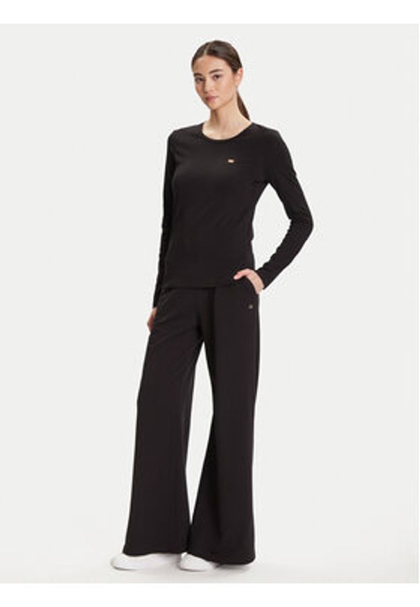 EA7 Emporio Armani Spodnie dresowe 7W000462 AF13135 UC001 Czarny Relaxed Fit. Kolor: czarny. Materiał: bawełna