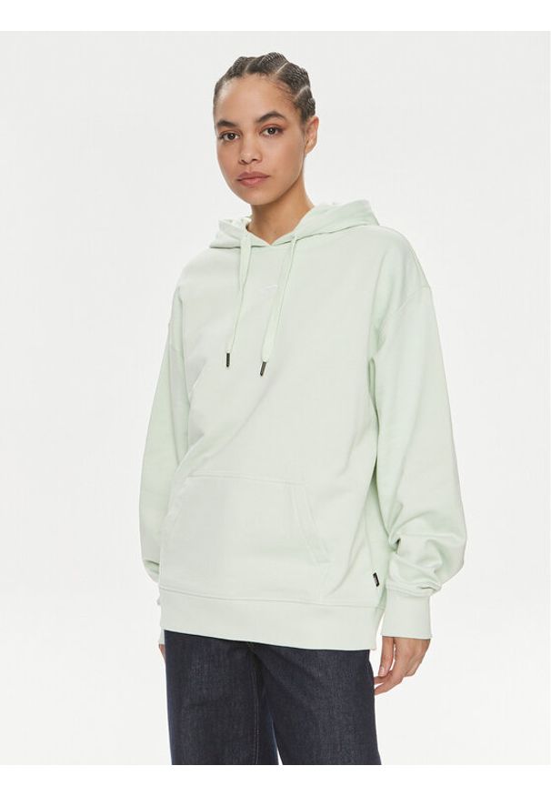 Vans Bluza Flying V Os Ft Ls Hoodie VN0A7RMD Zielony Regular Fit. Kolor: zielony. Materiał: bawełna, syntetyk