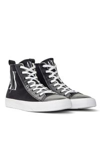 Sneakersy męskie czarne Armani Exchange XUZ021 XV212 00002. Kolor: czarny