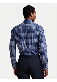 Polo Ralph Lauren Koszula 710974534007 Granatowy Custom Fit. Typ kołnierza: polo. Kolor: niebieski. Materiał: bawełna #2