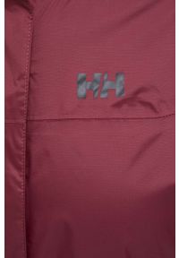 Helly Hansen kurtka outdoorowa kolor bordowy. Kolor: czerwony. Materiał: materiał. Wzór: nadruk #8