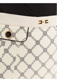 Elisabetta Franchi Spódnica mini GO-S03-51E2-V320 Écru Regular Fit. Materiał: syntetyk #4