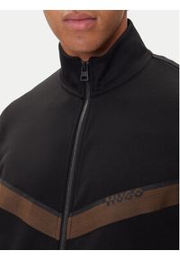 Hugo - HUGO Bluza Dingmoor 50542833 Czarny Regular Fit. Kolor: czarny. Materiał: bawełna