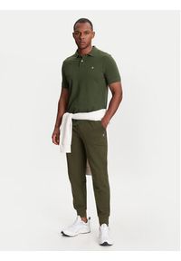 United Colors of Benetton - United Colors Of Benetton Spodnie dresowe 342ZUF01B Zielony Regular Fit. Kolor: zielony. Materiał: bawełna #4