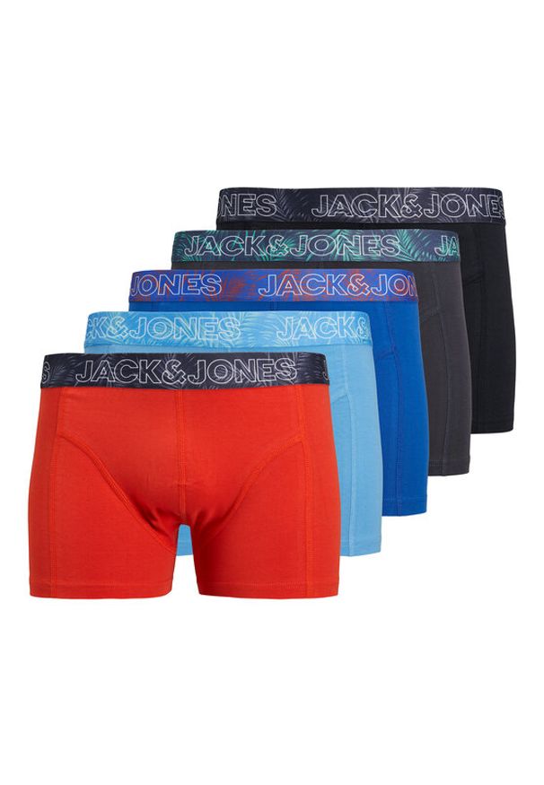 Jack & Jones - Jack&Jones Komplet 5 par bokserek Pete 12277587 Kolorowy. Materiał: bawełna. Wzór: kolorowy
