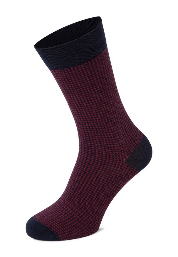 Finshley & Harding Skarpety w 2-paku Mężczyźni niebieski|czerwony jednolity, 43-46. Kolor: czerwony, niebieski, wielokolorowy. Materiał: materiał. Wzór: jednolity