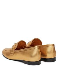 Eva Minge Loafersy CYNIA-LT2513-37 Złoty. Kolor: złoty. Materiał: skóra