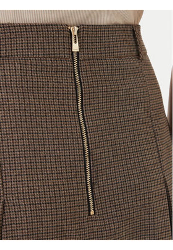 Morgan Spódnica mini 261-JEN.F Brązowy Regular Fit. Kolor: brązowy. Materiał: syntetyk