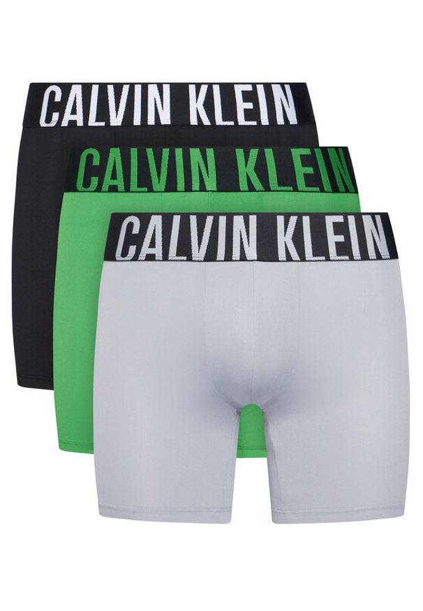 Calvin Klein Underwear Komplet 3 par bokserek 000NB3612A Kolorowy. Materiał: syntetyk. Wzór: kolorowy