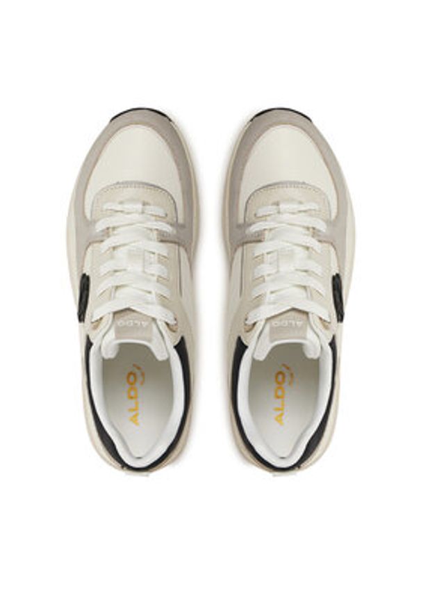 Aldo Sneakersy Clea 13812473 Biały. Kolor: biały. Materiał: skóra