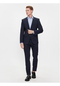 TOMMY HILFIGER - Tommy Hilfiger Koszula Cl Flex Poplin Rf Shirt MW0MW31219 Błękitny Regular Fit. Kolor: niebieski. Materiał: bawełna