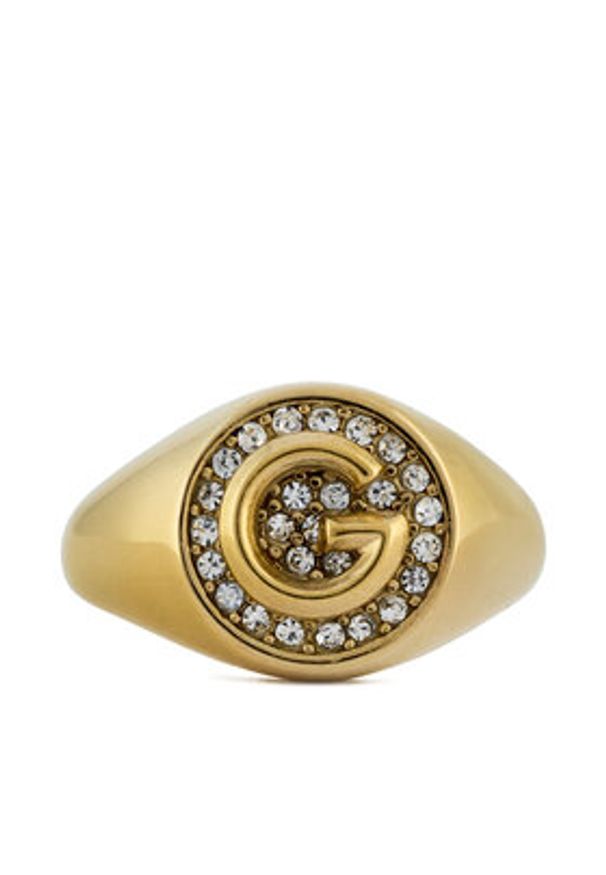 Guess Pierścionek JUBR05 449JW Złoty. Materiał: metalowe. Kolor: złoty