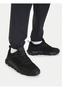 ecco - ECCO Sneakersy Mx 82032451052 Czarny. Kolor: czarny. Materiał: skóra, nubuk #1