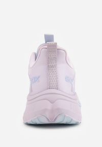 Born2be - Niebiesko-Różowe Buty Sportowe Sneakersy z Napisami i Geometrycznym Wzorem Adraseise. Okazja: na co dzień. Kolor: niebieski. Materiał: jeans. Wzór: geometria, napisy #8