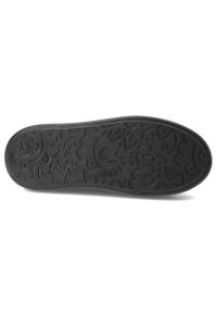 Czarne Sneakersy Karino Modne Obuwie Damskie. Okazja: na co dzień. Kolor: czarny. Materiał: jeans, skóra. Wzór: kwiaty. Obcas: na platformie. Styl: casual, elegancki #7