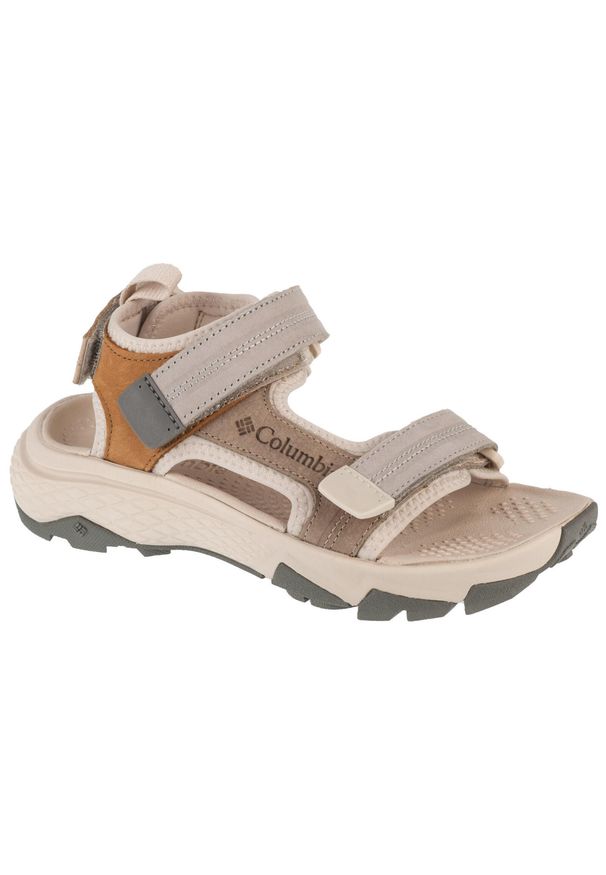 columbia - Sandały damskie, Peakfreak Rush Sandal Lea. Kolor: szary. Sport: turystyka piesza