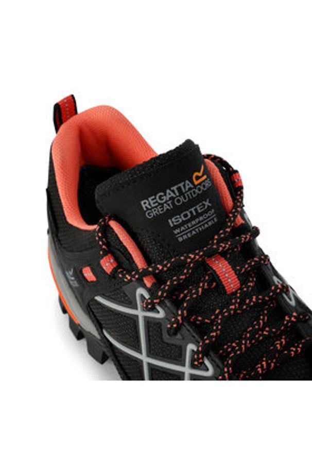 Regatta Trekkingi LadySamarisIIILow RWF835 Czarny. Kolor: czarny. Materiał: materiał