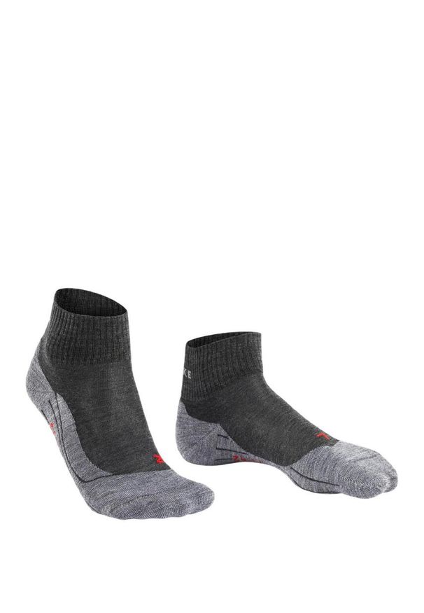 Krótkie skarpety damskie Falke TK5. Kolor: szary. Sport: outdoor, fitness