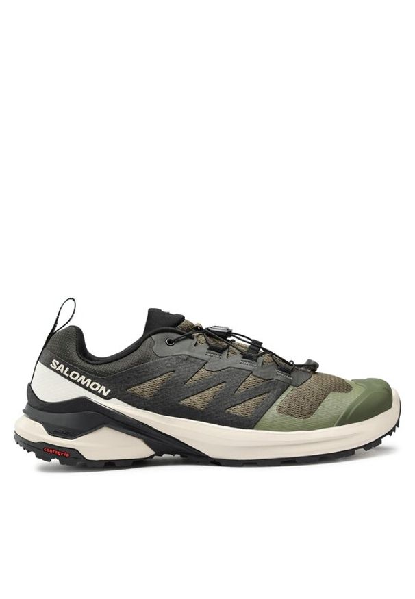 salomon - Salomon Buty do biegania X-Adventure L47320900 Zielony. Kolor: zielony. Materiał: materiał