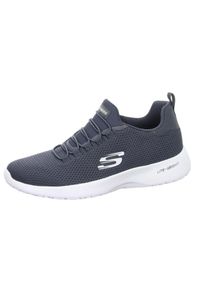 skechers - Buty Dynamight Rozmiar 47.5 Szary - 58360-GRY. Zapięcie: bez zapięcia. Kolor: szary. Materiał: tkanina, materiał. Szerokość cholewki: normalna. Sport: turystyka piesza