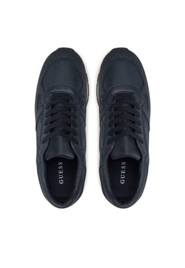 Guess Sneakersy FMPALC ELL12 Granatowy. Kolor: niebieski. Materiał: materiał