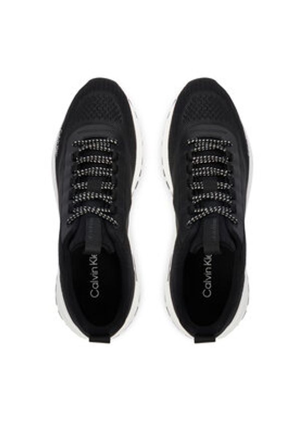 Calvin Klein Sneakersy Hike Runner Laceup Knit HM0HM02151 Czarny. Kolor: czarny. Materiał: materiał
