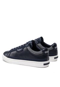 Pepe Jeans Sneakersy Barry Smart PMS30881 Granatowy. Kolor: niebieski. Materiał: skóra #8