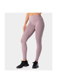 Legginsy dla kobiet na siłownię Carpatree Horizon. Stan: podwyższony. Kolor: szary. Materiał: materiał. Sport: fitness #1