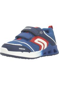 Geox - Buty GEOX B DAKIN B. A Niebieski. Kolor: niebieski. Materiał: tkanina. Sport: turystyka piesza