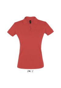 SOL'S - Damska koszulka polo Sol's Perfect. Typ kołnierza: polo. Kolor: wielokolorowy, czerwony, różowy #1