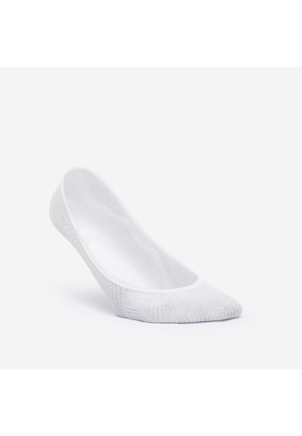 Decathlon - Skarpety balerinki x2. Kolor: biały. Materiał: poliamid, bawełna, elastan