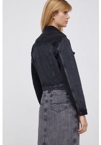 Pepe Jeans Kurtka jeansowa damska kolor czarny przejściowa. Okazja: na co dzień. Kolor: czarny. Styl: casual #5