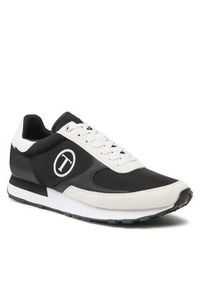 Trussardi Jeans - Trussardi Sneakersy 77A00512 Czarny. Kolor: czarny. Materiał: materiał