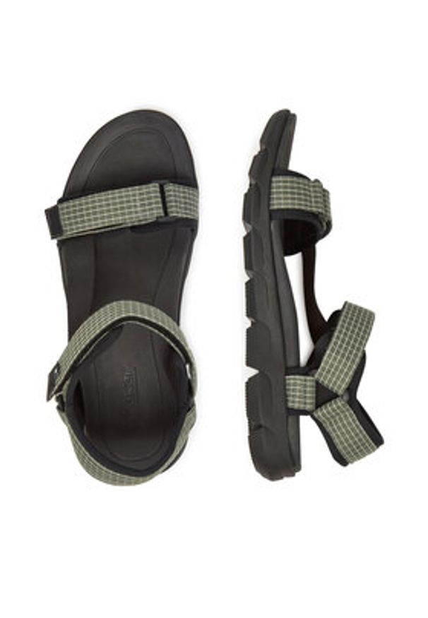 Rieker Sandały 20805-54 Czarny. Kolor: czarny. Materiał: materiał