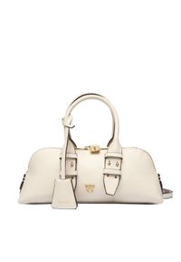 Pinko - PINKO Torebka Bowling Bag Baguette AI 25-26 PLTT 105334 A0QO Écru. Materiał: skórzane
