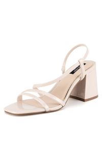 Nine West Sandały WFA2642-1 Beżowy. Kolor: beżowy. Materiał: syntetyk #6