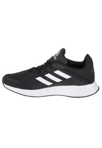 Adidas - Buty do biegania adidas Duramo Sl Jr GV9821 czarne. Zapięcie: sznurówki. Kolor: czarny. Materiał: syntetyk. Model: Adidas Cloudfoam