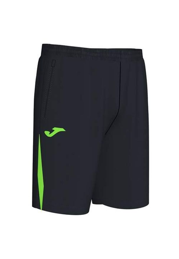 Spodnie treningowe męskie Joma 103209117. Kolor: czarny, niebieski, wielokolorowy, zielony. Materiał: syntetyk, materiał. Długość: krótkie. Sport: piłka nożna