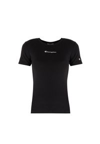 Champion T-shirt | 115430 | Kobieta | Czarny. Okazja: na co dzień. Kolor: czarny. Materiał: bawełna. Wzór: nadruk. Styl: casual #3