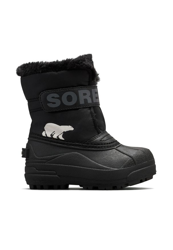 sorel - Śniegowce juniorskie Sorel Snow Commander. Kolor: brązowy, zielony, wielokolorowy. Sezon: zima. Styl: sportowy