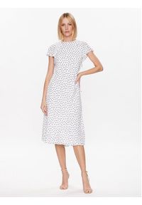 DKNY Sukienka letnia DD3C3581 Biały Regular Fit. Kolor: biały. Materiał: syntetyk. Sezon: lato #3
