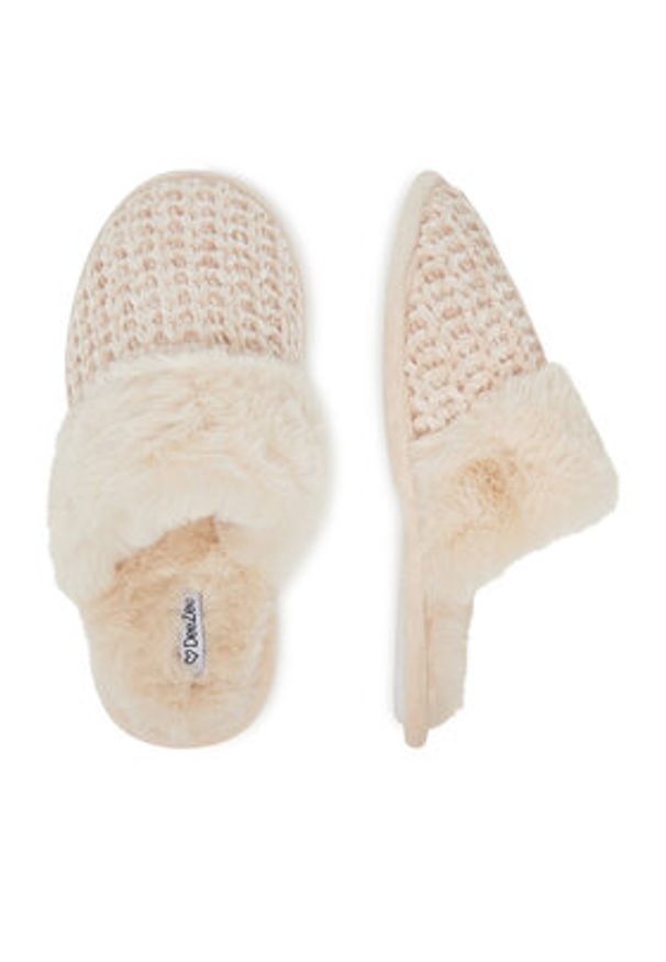 DeeZee Kapcie HHS-22LP-921 Beżowy. Kolor: beżowy. Materiał: materiał